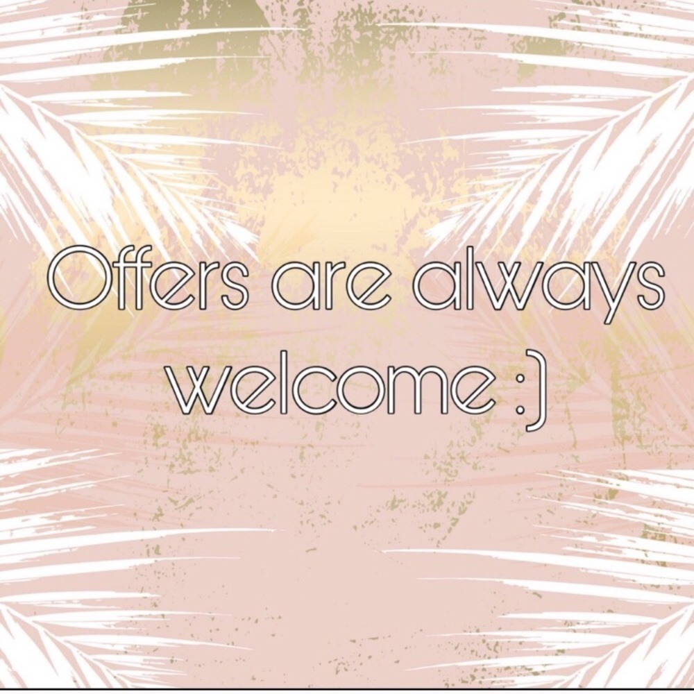 Always open to offers!